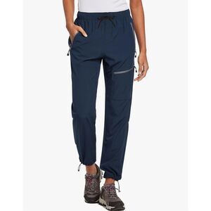 NEW Hiking Quick Dry Water Resistant Elastic Waist Cargo Pants S
